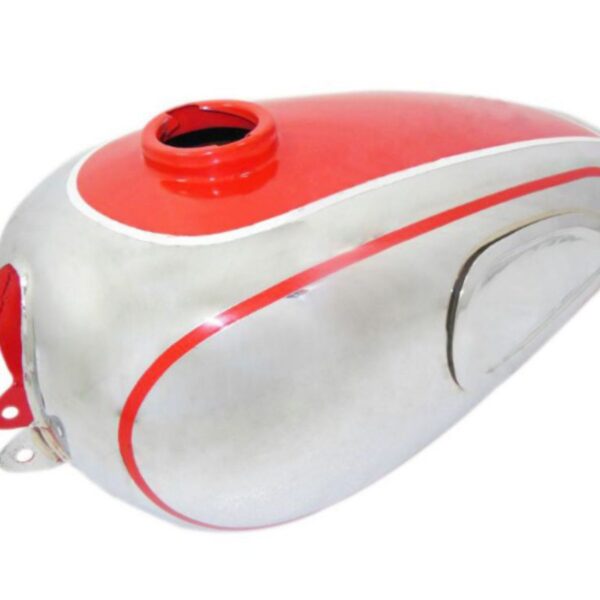 Brand New Chromed Petrol Tank Red Painted Fits Horex Regina Bikes